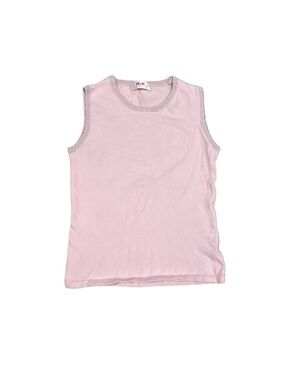Vintage Light Pink Knit Tank Top